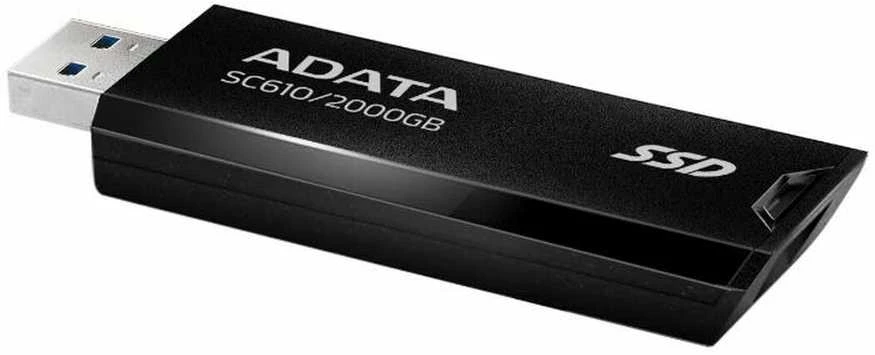 Kietasis diskas USB Atmintinė - Adata SC610 2 TB, Juoda