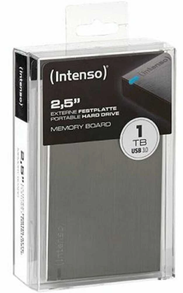 „Intenso“ atminties plokštė 1 TB, išorinis kietasis diskas - antracito spalvos, „Micro-USB-B 3.2 Gen 1“ (5 Gbit/s)