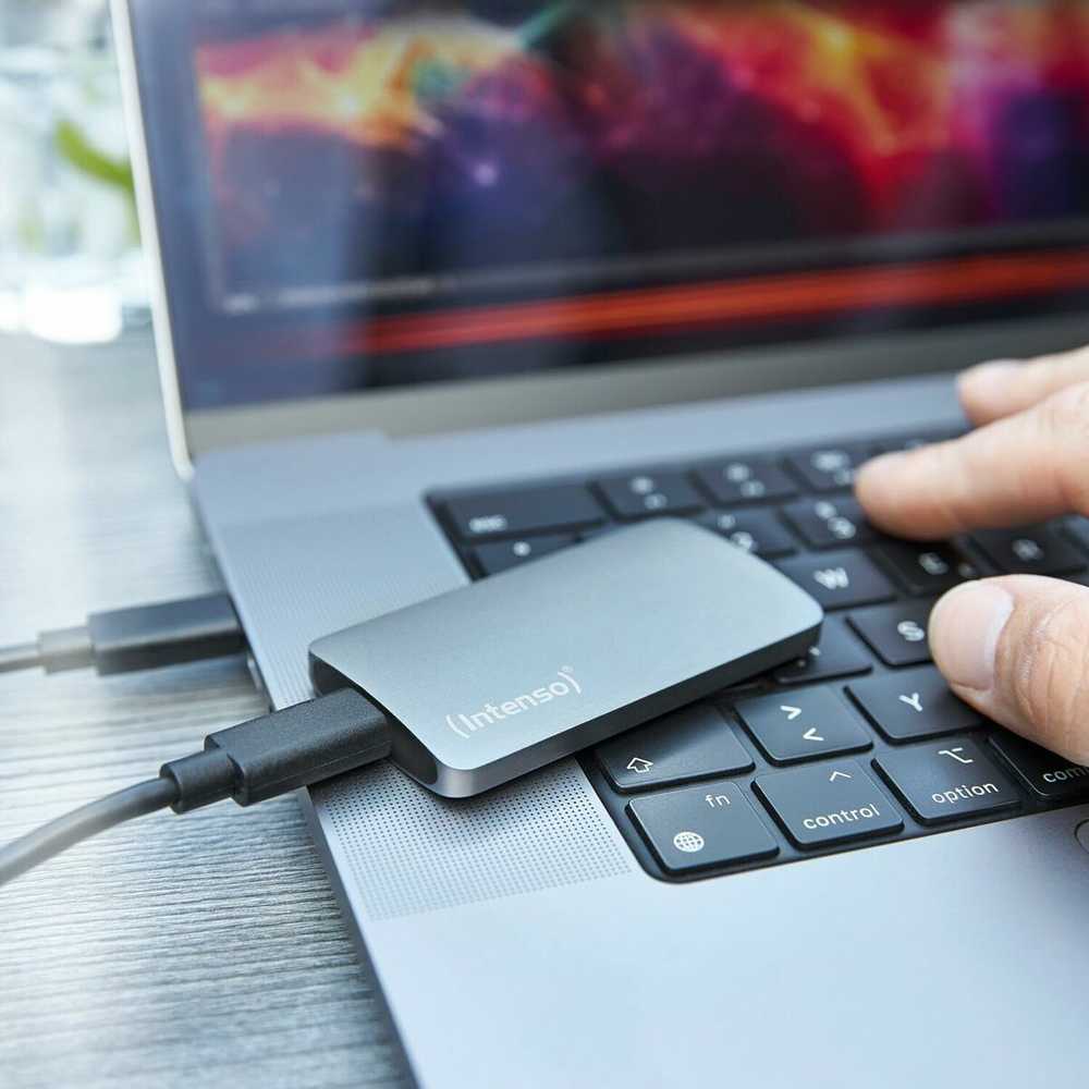 Kietasis diskas „Intenso TX800“ 2 TB antracito spalvos išorinis SSD diskas (3828470)