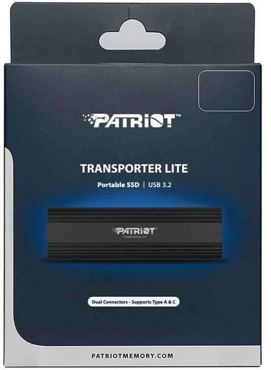 Patriot Memory Transporter Lite 512 GB USB Type-C 3.2 Gen 2 (3.1 Gen 2) (PTPL512GPECB) Juodas