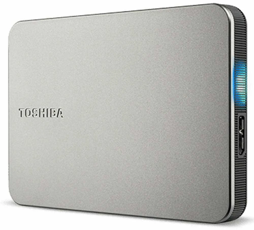 TOSHIBA 2 TB Išorinis kietasis diskas HDD - CANVIO FLEX (WARM Sidabrinis)
