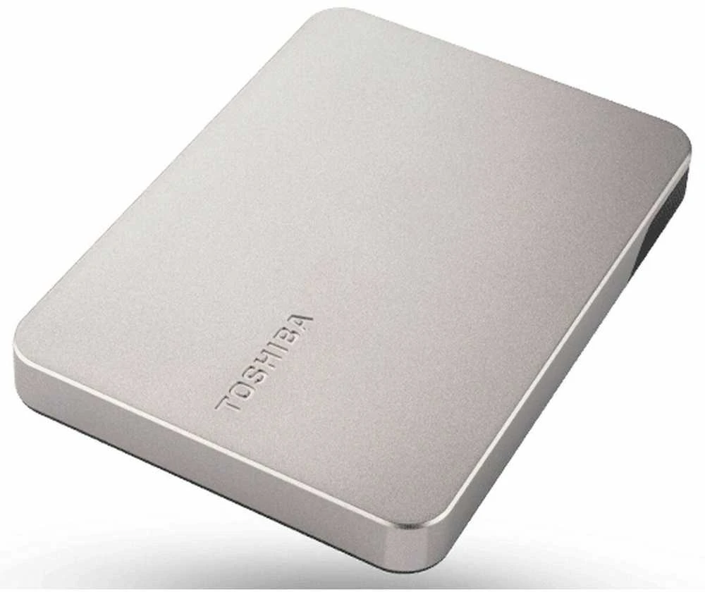TOSHIBA 2 TB Išorinis kietasis diskas HDD - CANVIO FLEX (WARM Sidabrinis)