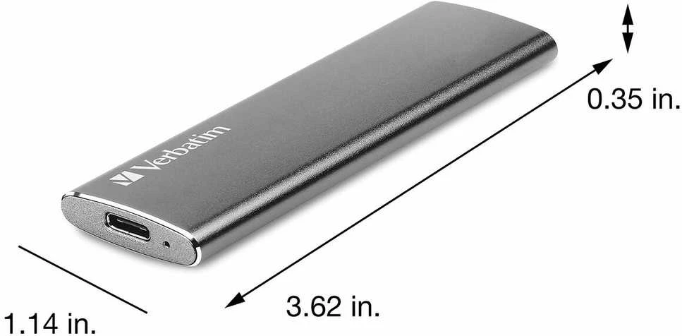 Kietasis diskas Verbatim Vx500 120 GB Sidabras