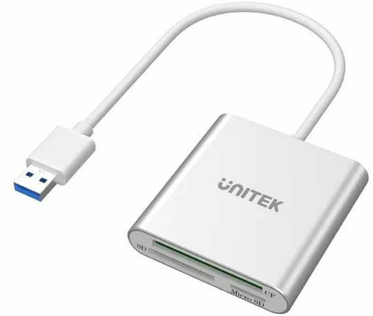 UNITEK Y-9313 Unitek USB3.0 su Multi-In-One Aliuminio kortelių skaitytuvu Y-9313