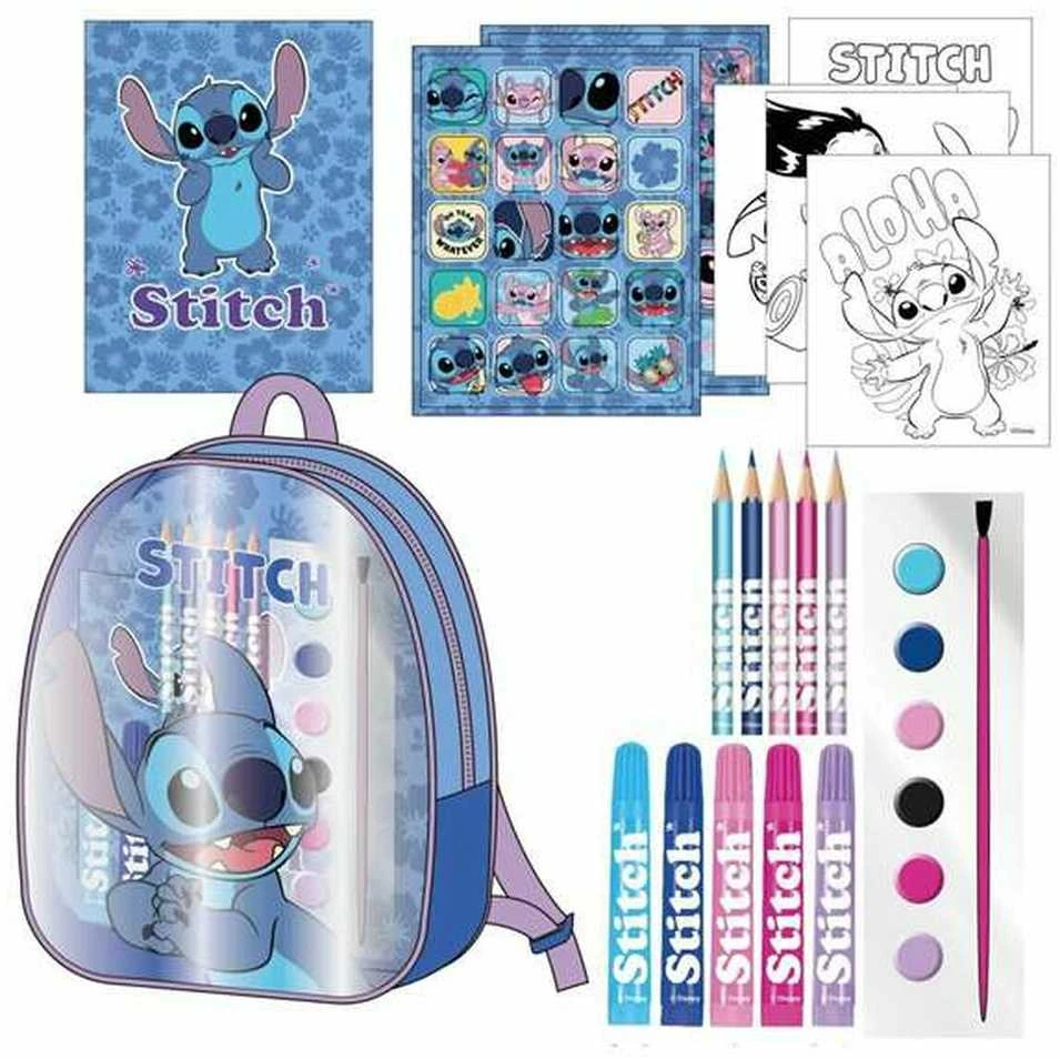 Disney Stitch kuprinės ir kanceliarijos rinkinys