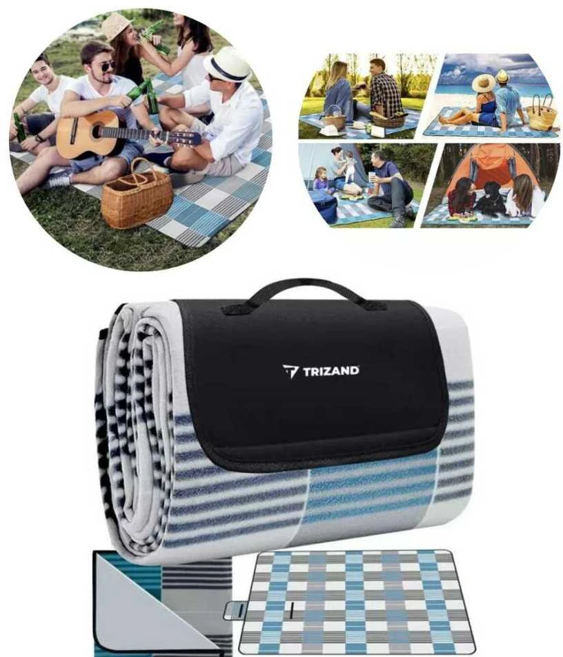 Trizand Paplūdimo ir iškylų pledas su izoliacija 200x200