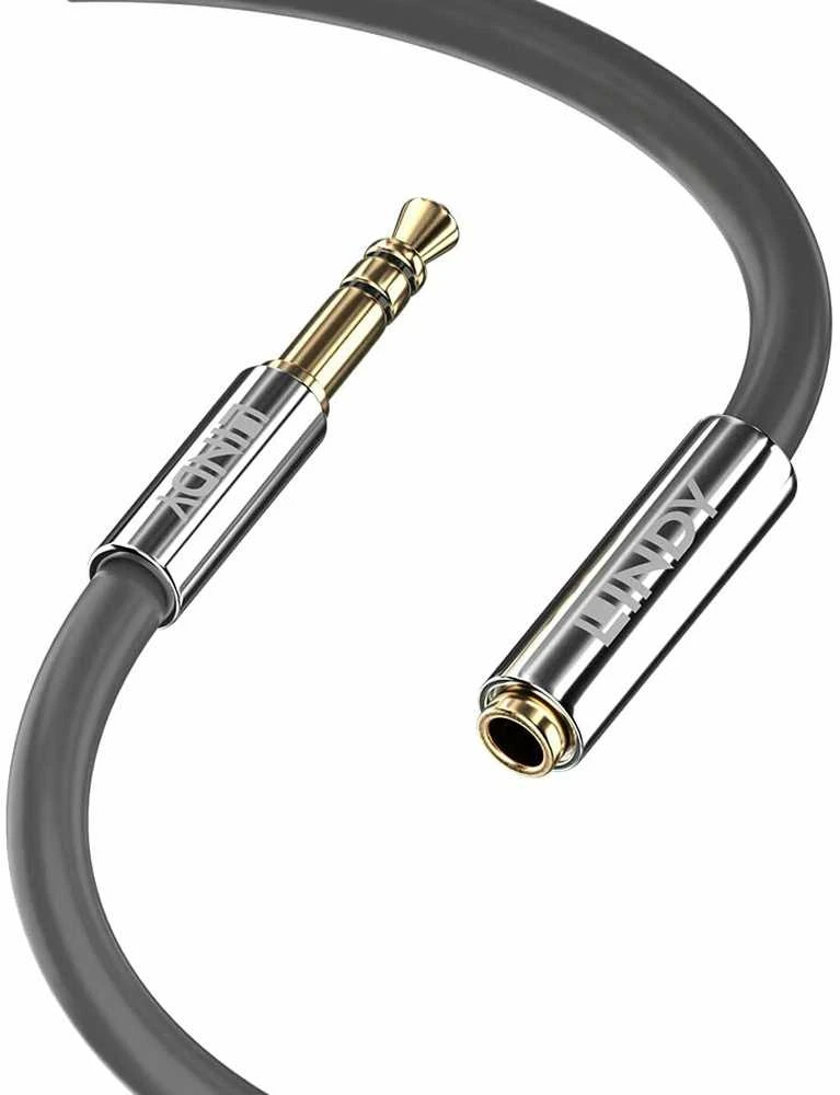 Lindy 3.5mm ilgintuvas su chromo detalėmis