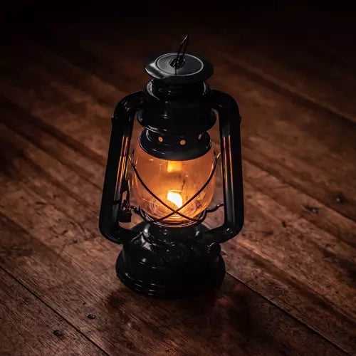 Iso Trade Juodas oil lamp 24cm