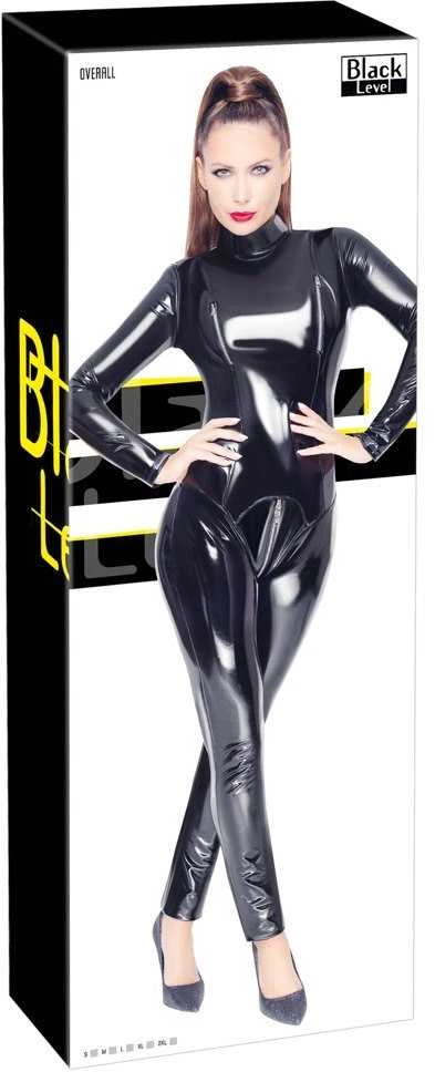 Black Level Vinyl Jumpsuit Juodas XL