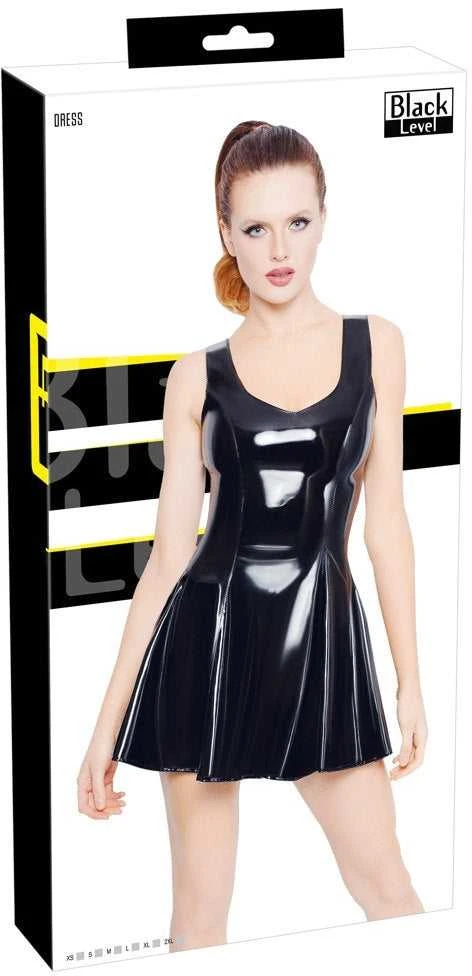 Black Level Vinyl Dress juodas 2XL