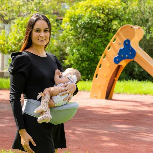 Juosmens diržas kūdikio nešioklei su kišenėmis