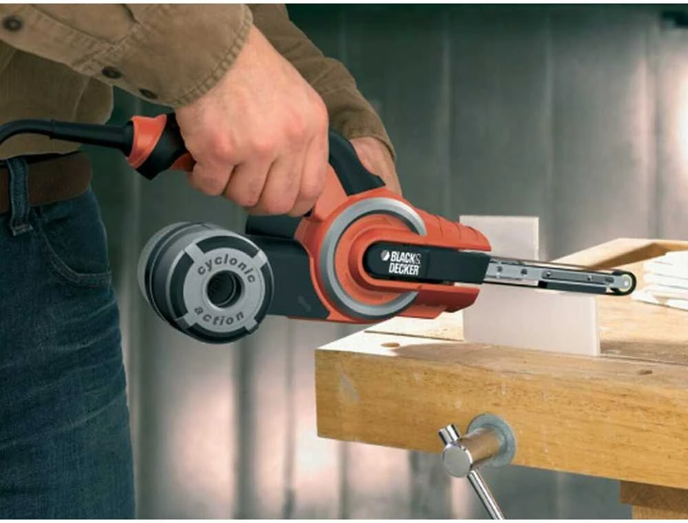 Juostinis šlifuoklis Black & Decker KA902EK