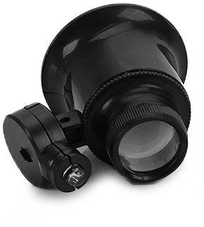 Juvelyro akių lupa su LED apšvietimu