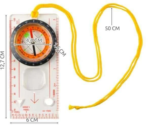 Žiūronai K7953 Žemėlapio kompasas