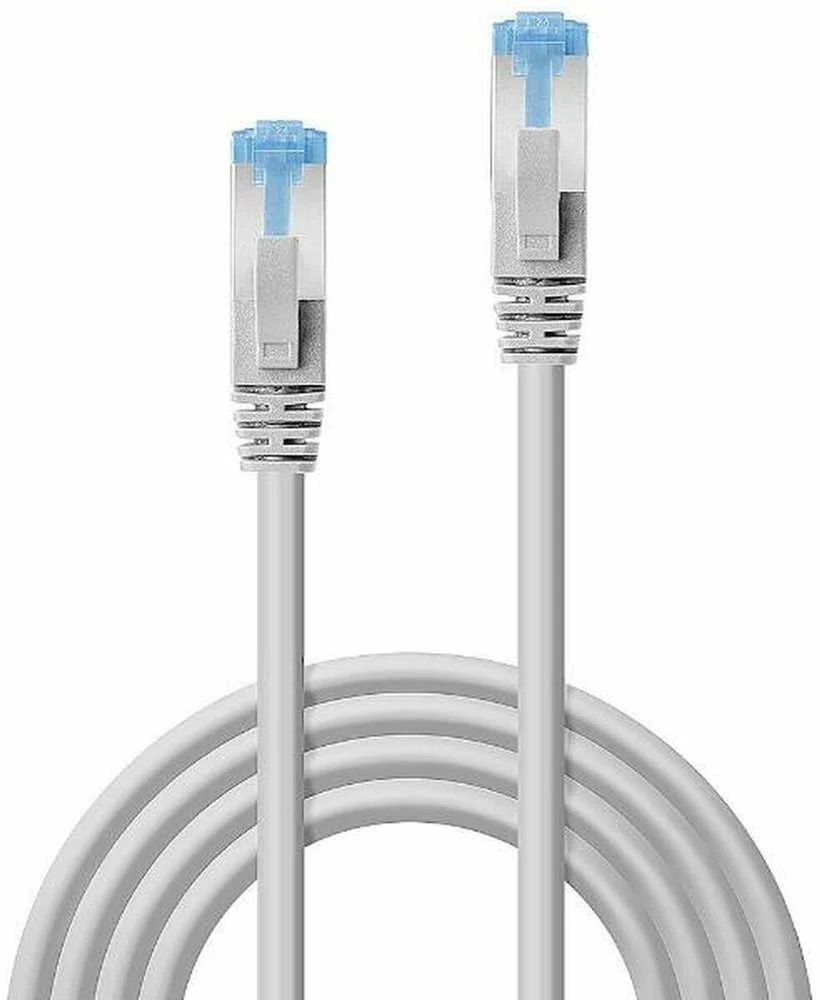 Tinklo Kabelis - LINDY RJ-45 S/FTP LSZH Tinklo Kabelis, Cat.6A Jungtis, Cat.7 Raw, 1 m, Pilkas, 10 vnt.