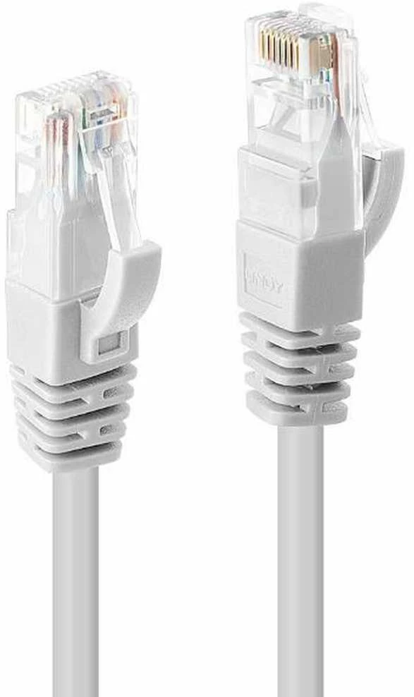 Tinklo Kabelis - LINDY Cat.6 U/UTP Tinklo Kabelis, RJ45, M/M, 250MHz, CCA, 2 m, Pilkas