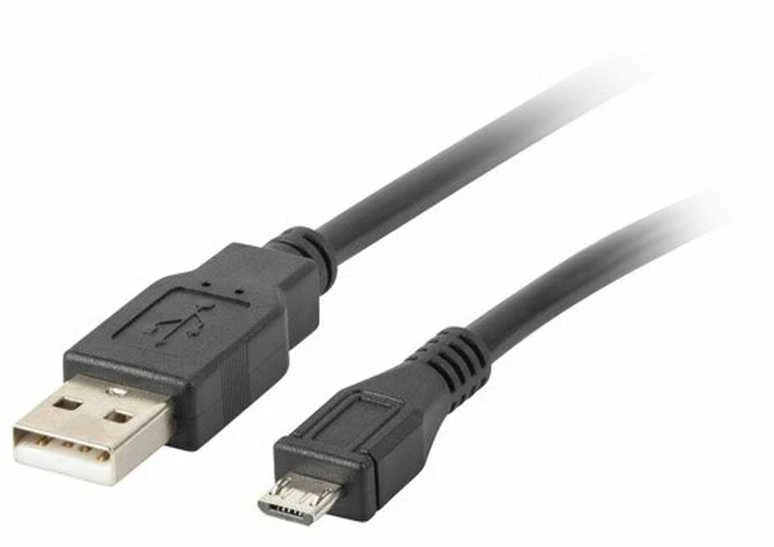 LANBERG CA-USBM-10CC-0010-BK cable USB 2.0 micro AM-MBM5P 1m juodas