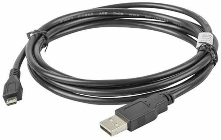 LANBERG CA-USBM-10CC-0018-BK cable USB 2.0 micro AM-MBM5P 1.8m juodas