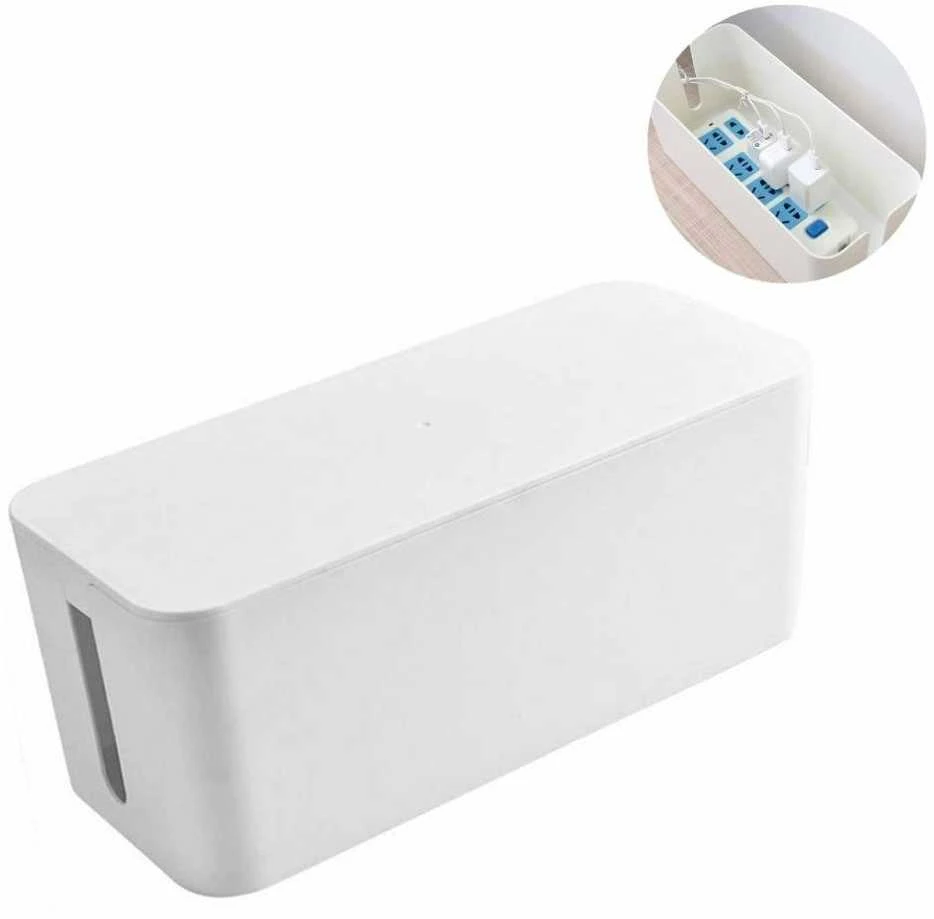 Ag381B Dėžutė laidams paslėpti 40 x 15,5 x 13,5 cm, balta