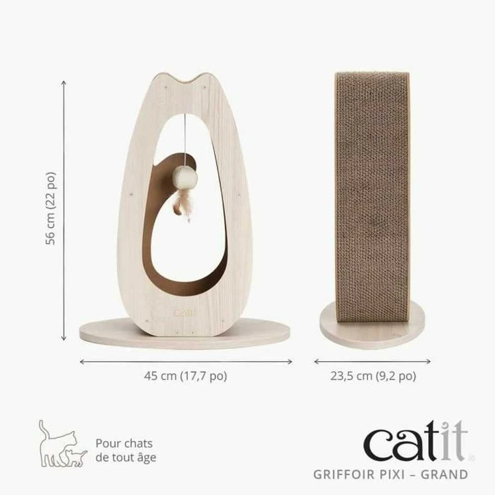 Catit Pixi draskyklė, aukšta, draskyklė, katei, kartonas, 45 × 23,5 × 56 cm, aukštas