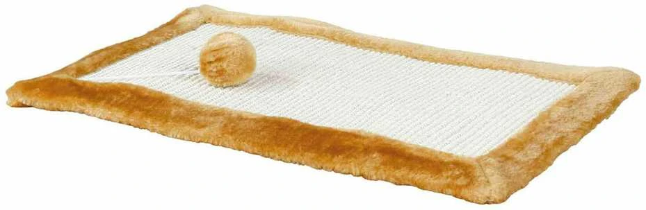 TRIXIE Draskyklė kilimėlis, sizalis-pliušas, 55x35 cm, natural-ruda
