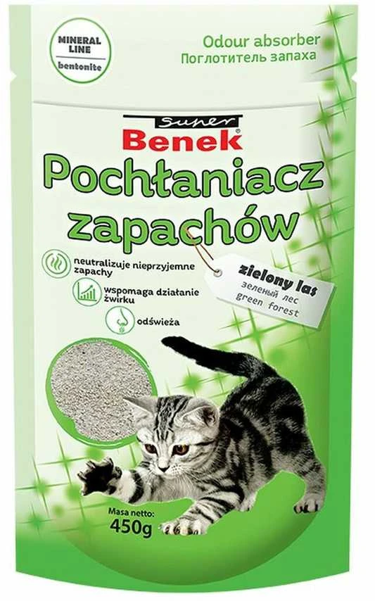 CERTECH Odour Absorber Super Benek Žalias Forest 450 g
