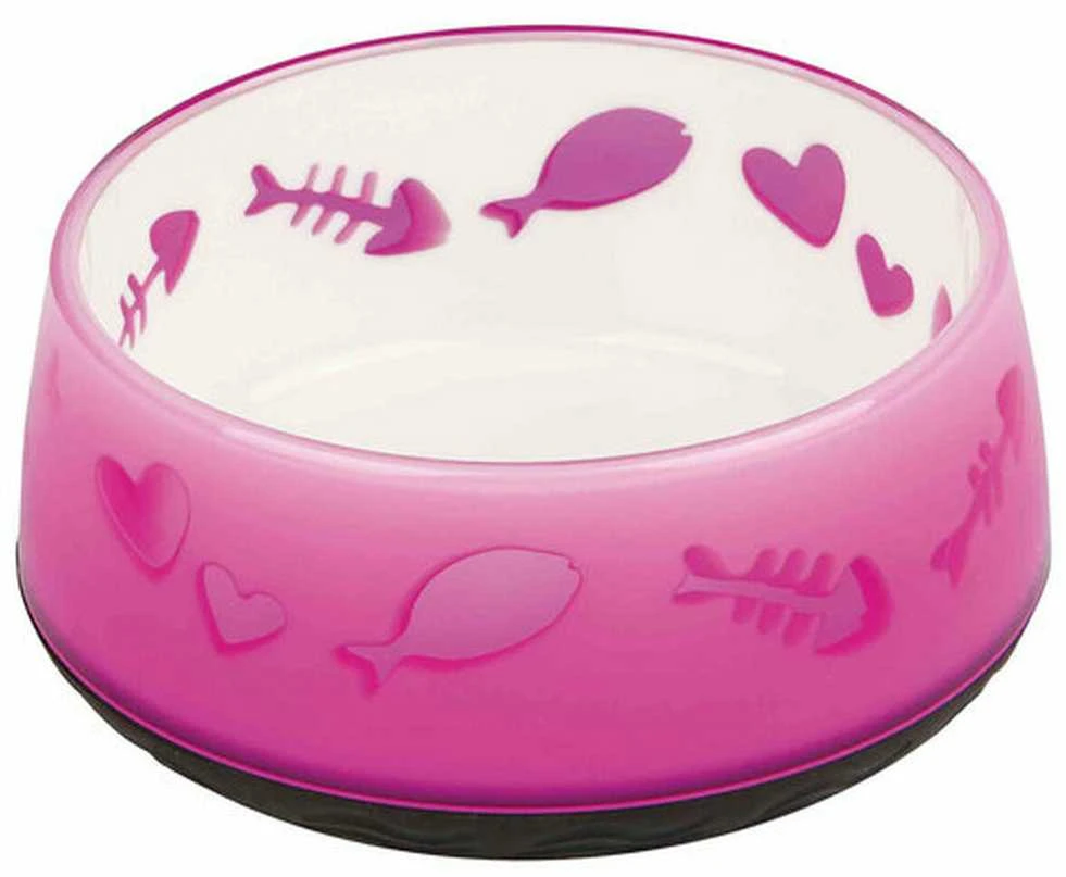 Trixie Lovely Cat plastikinis dubuo, 0,3 l / 12 cm