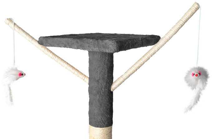 Kačių medis 138 cm pilkas