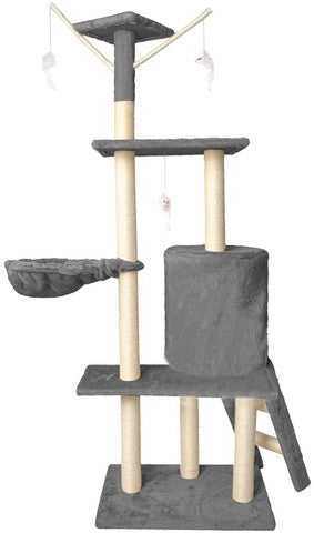 Kačių medis 138 cm pilkas