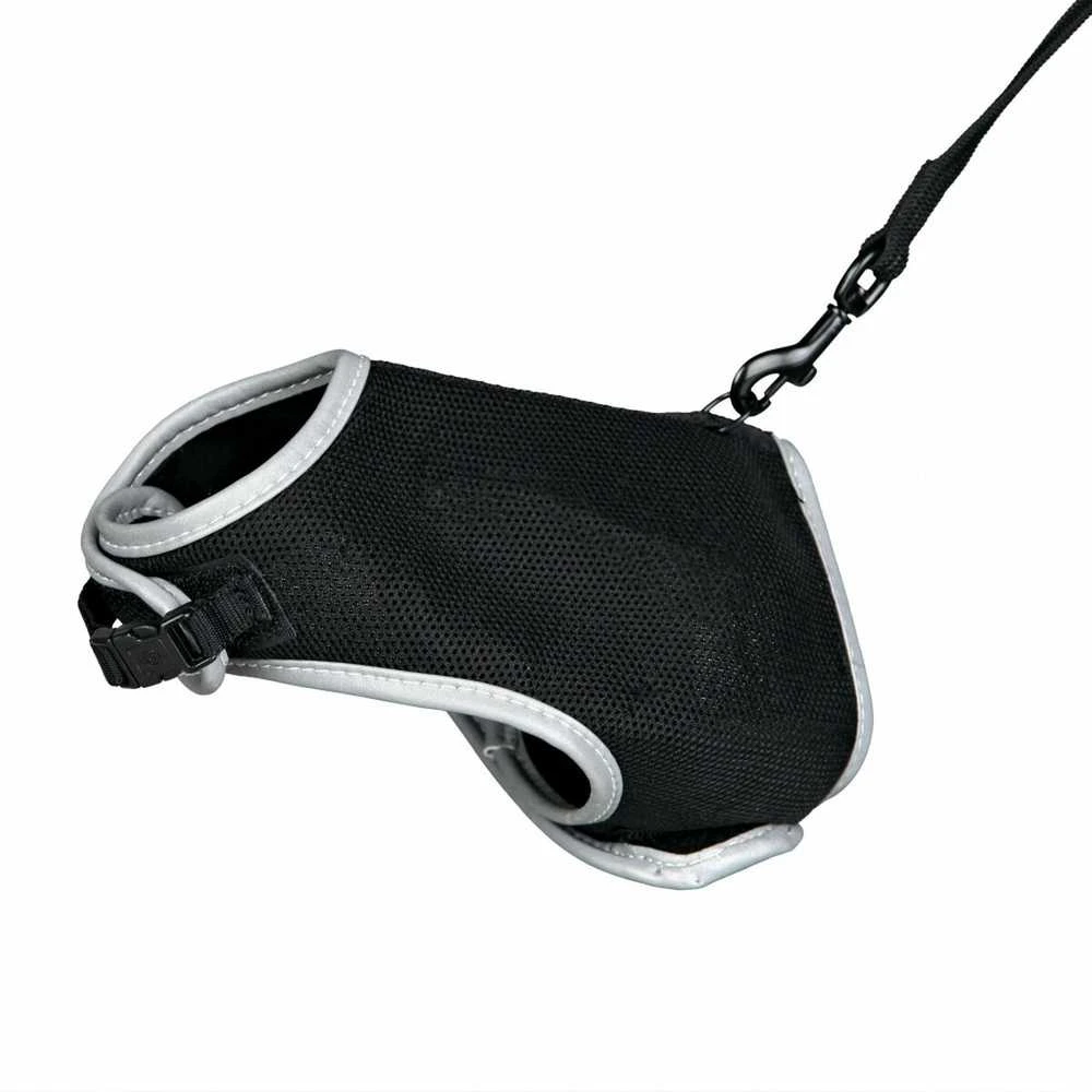Trixie kačių pakinktai su pavadėliu, XXL, 36–54 cm, 1,20 m, juodi
