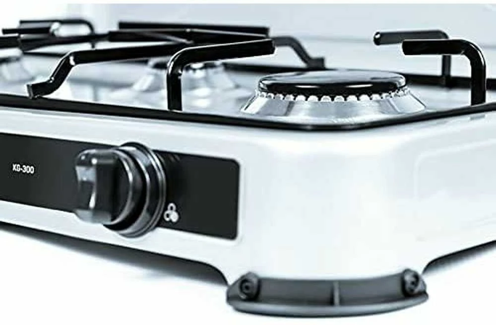 PROMIS KG400 Four-burner gas stove sidabrinis