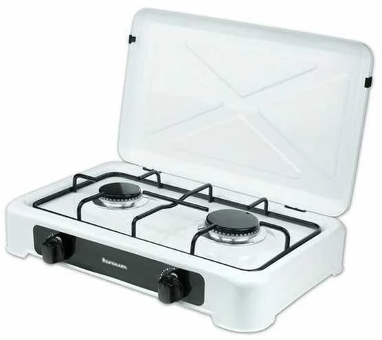 Ravanson K-02T kaitlentė Baltas Countertop Gas 2 zona(s)