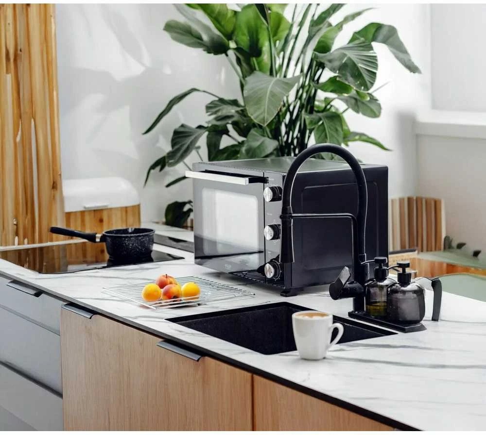 Mikrobangų krosnelė Adler Electric orkaitė | AD 6026 | 48 L | 1800 W | Juodas