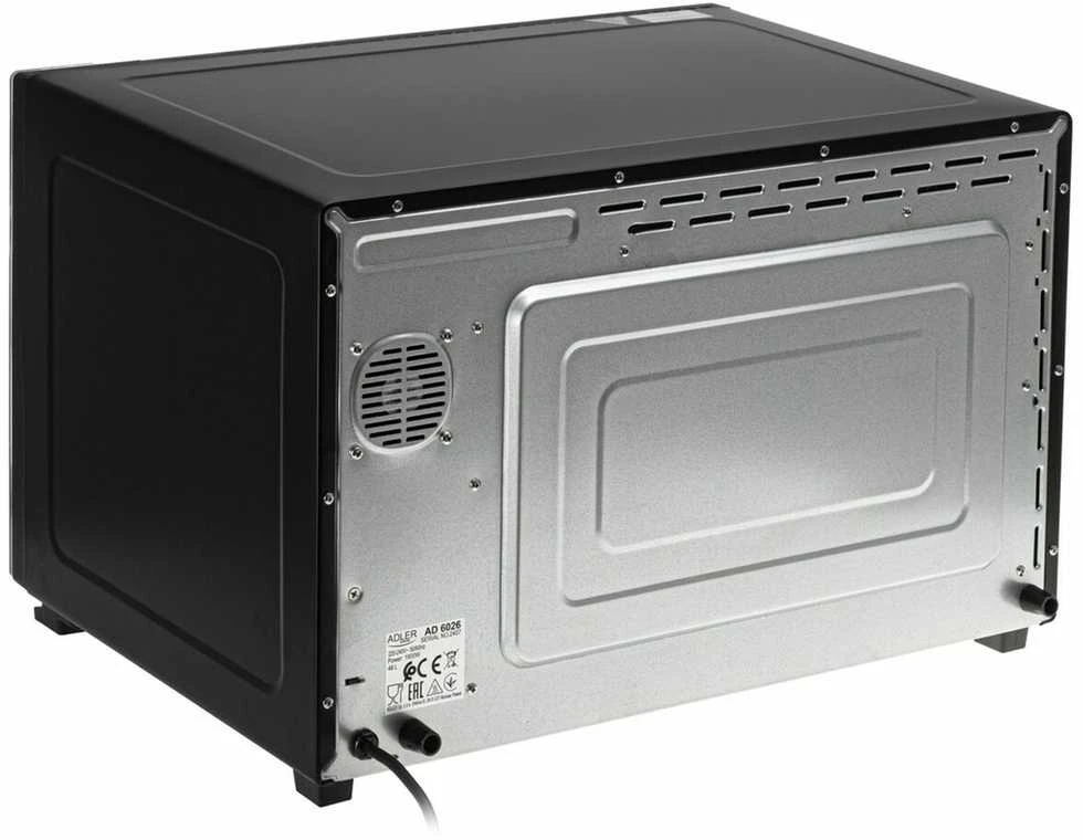 Mikrobangų krosnelė Adler Electric orkaitė | AD 6026 | 48 L | 1800 W | Juodas