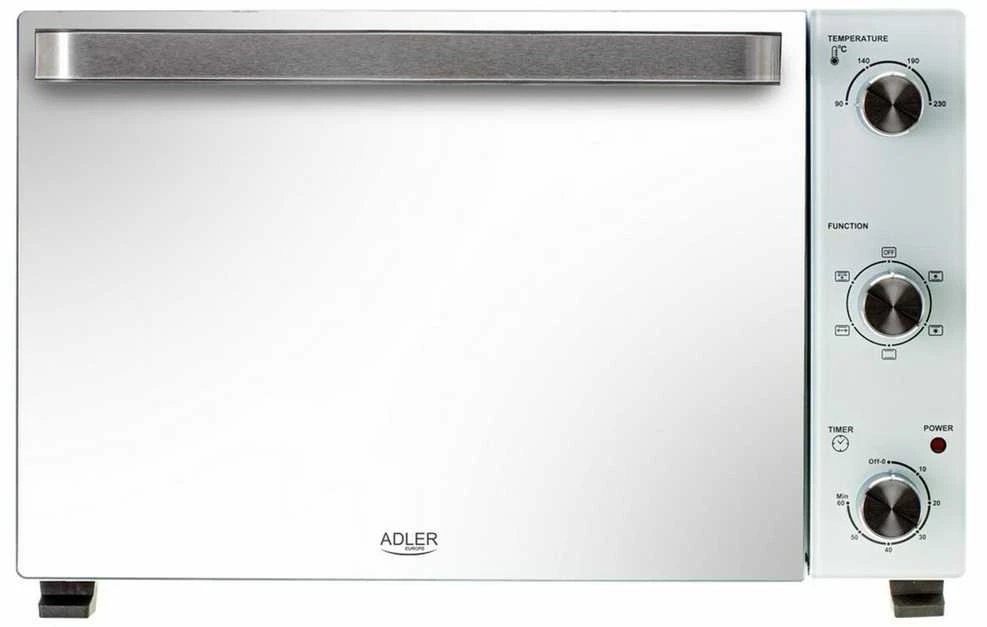 Adler Electric orkaitė | AD 6027 | 48 L | 1800 W | Baltas