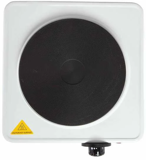 Adler | Laisvai pastatoma stalo kaitlentė | AD 6503 | Degiklių / virimo zonų skaičius: 1 | Elektrinė | Baltas