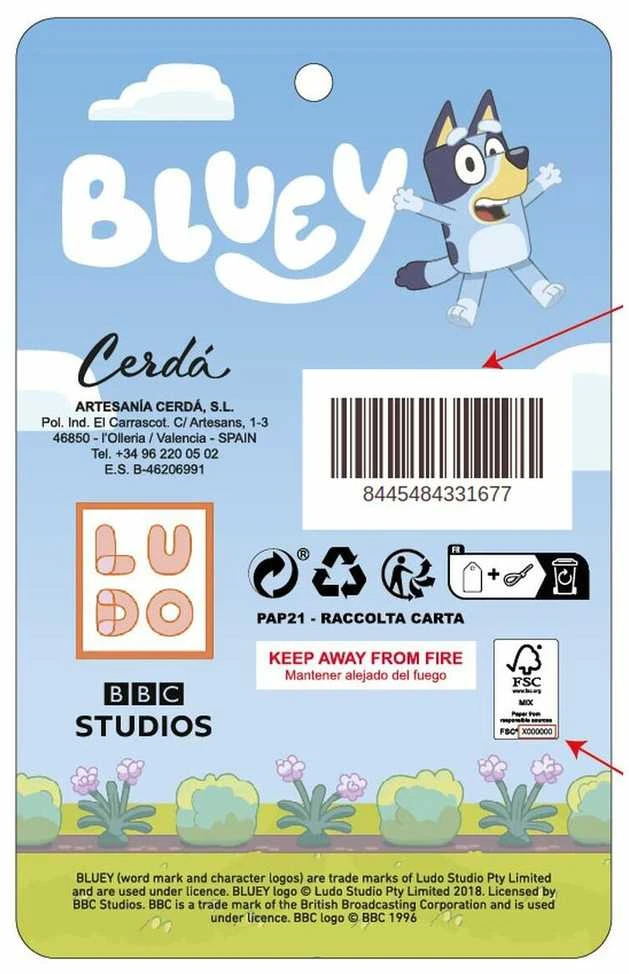 Kepurė CERDÁ „Bluey Boy's Snood“