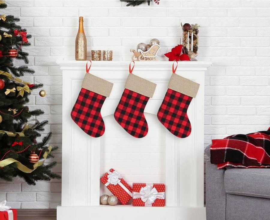 GoDan Kalėdinė languota kojinė "Christmas" (40,5cm)