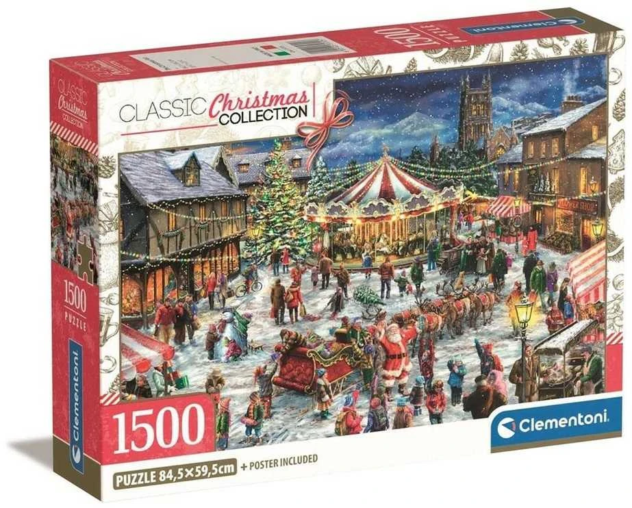 Clementoni Dėlionė 1500 vnt. - Kalėdos