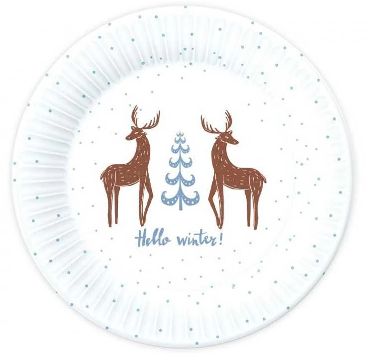 GoDan PAP PLATE 180 HELLO WINTER OP6PCS GO FOL