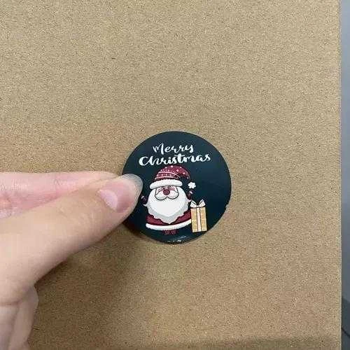 Kalėdiniai lipdukai - ritinėlis 500 vnt. Ruhhy 22328