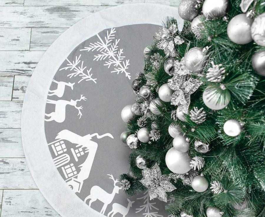 GoDan Sidabrinis paklotas po eglute "XMas"