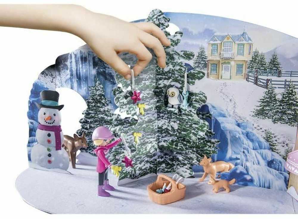 Playmobil Advento kalendorius Arklių pasaulis - Kalėdinis pasivažinėjimas rogėmis, 71345