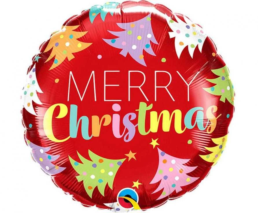 „GoDan Balon“ folija 18" QL RND MerryChristm.15025 50217