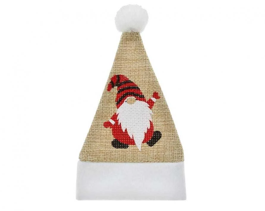 Kalėdų dekoracijos GoDan Santa skrybėlė