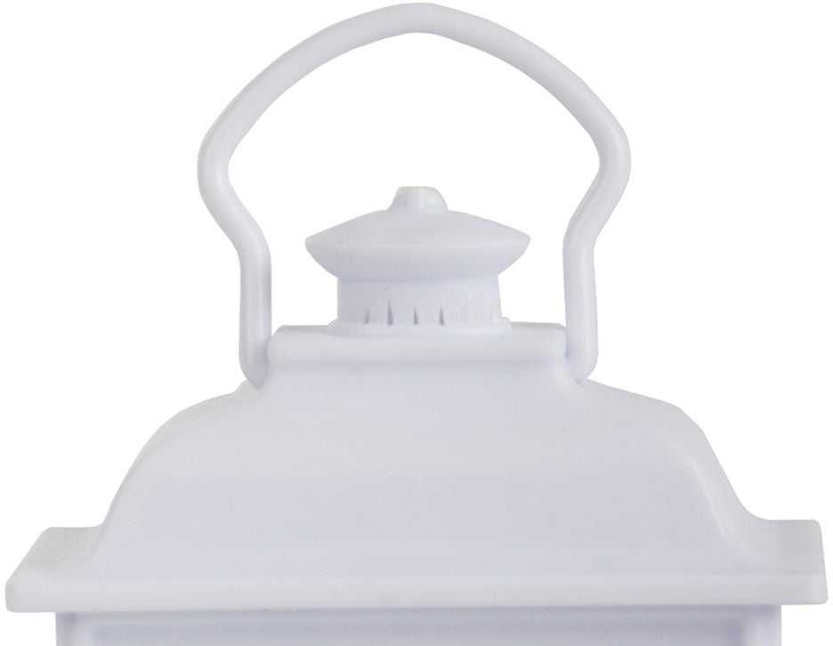 Kalėdinis LED žibintas su vitražu, 14x7x4 cm