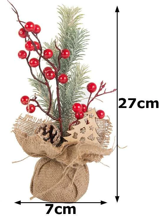 Kalėdinis stalo dekoras, 27 cm