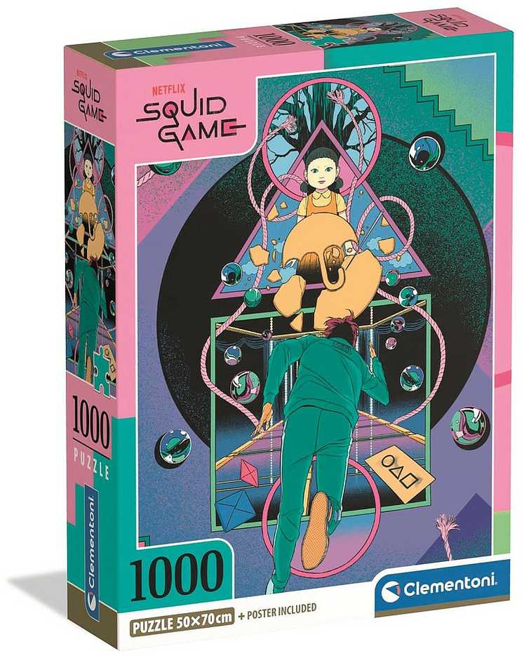 Clementoni Dėlionė 1000 vnt. - Squid Game, 2 sezonas