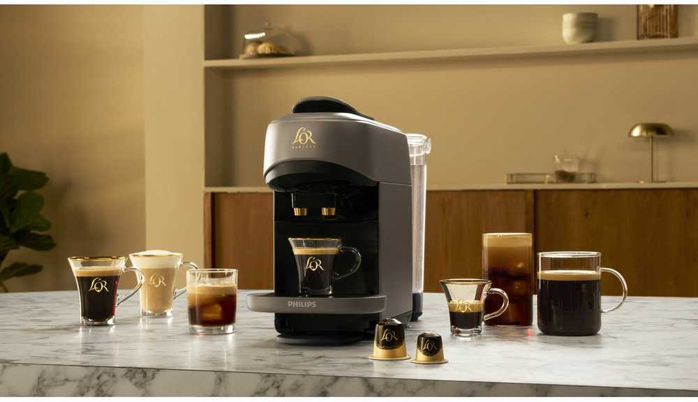 L'OR - Barista Absolu kavos aparatas - pilkas