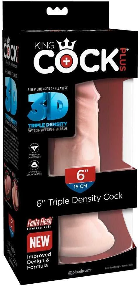 Pipedream KCP 6 trigubo tankio penis